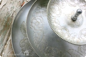 Decoración DE BODA Vajilla Soporte para pasteles Gran calidad Diseño atractivo Soporte de aluminio para pasteles y postres de 3 niveles - Product Image 3