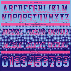 100% Polyester American Football Jersey with Unique Navy Blue Neon <b>Green</b> <b>Mesh</b> Gradient Square Pattern Short Sleeve Unique Design - Product Image 3