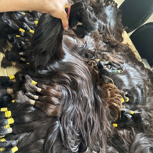 ผมแท้บราซิล Remy 100% สำหรับทำวิกผม แบบหางม้าสีน้ำตาลธรรมชาติ ลอนธรรมชาติ ขนาด 16 ถึง 38 นิ้ว - Product Image 5