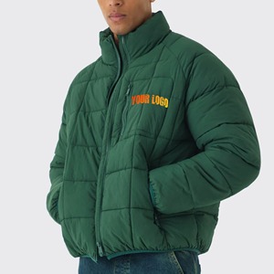 Customization OEM Clothing Manufacturer Men Winter Plus Size Waterproof Down Puffer <b>Padded</b> Jackets with Custom Logo - Product Image 6