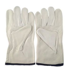 Conception personnalisée en cuir de vache pour soudeuse de construction industrielle Gants de travail à double sécurité pour le soudage - Product Image 3