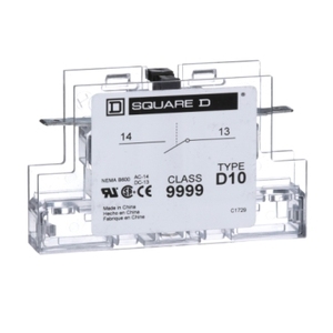 Contactor de propósito definido SCHNEIDER ELECTRIC 9999D10 con 1 contacto normalmente abierto de 50A, 90A, contacto auxiliar DPA de 3A a 120 VCA - Product Image 1