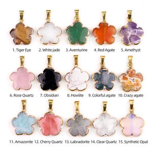 Impressionnant fait à la main en argent Sterling mélange de pierres précieuses pendentif fleur forme lunette réglage pour ensemble de bijoux de mode pour cadeau d'anniversaire - Product Image 6