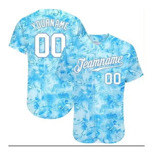 OEM personnalisé de haute qualité séchage rapide polyester maillots uniformes de baseball vêtements de sport unisexe respirant équipe nom logo conception - Product Image 2