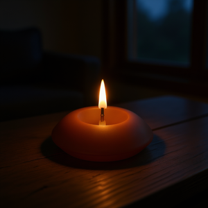 Vela LED de 12 cm con Efecto de Llama Realista y Cera Fundida para Iluminación Decorativa, Color Rostroso D4021 - Product Image 3