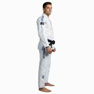 Kimono de Jiu Jitsu Blanco con Logotipo Personalizado, Conjunto de Jiu Jitsu con Color Personalizado, Uniforme Profesional de Jiu Jitsu - Product Image 3