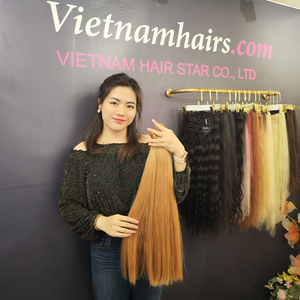 Extensiones de cabello Remy al mejor precio Paquetes de tejido recto sedoso 100% Cutícula virgen alineada Cabello humano crudo Vietnam 30 pulgadas - Product Image 5