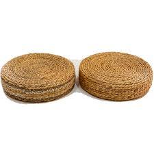 Pouf en jacinthe d'eau écologique/coussin confortable/étiquette propre/fabriqué à la main - Product Image 6