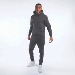 Vente en gros de sweats à capuche de mode d'hiver pour hommes de haute qualité poids lourd personnalisé nouveau design en relief d'impression 3D - Product Image 3