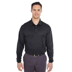 Polo informal para hombre, camiseta de golf de manga larga con logotipo personalizado para deportes de ocio al aire libre - Product Image 2