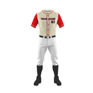 Camiseta de béisbol personalizada con precio de fábrica directo del fabricante superior con conjuntos de pantalones cortos Ropa deportiva Uniforme de béisbol de servicios OEM - Product Image 2