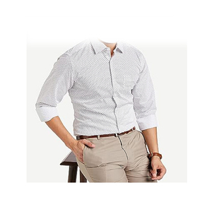 เสื้อเชิ้ตผ้าคอตตอนแนวซาฟารีสำหรับผู้ชายเสื้อเชิ้ตลำลองระบายอากาศได้ดีเป็นมิตรกับสิ่งแวดล้อมสำหรับใช้ในฤดูร้อน - Product Image 4