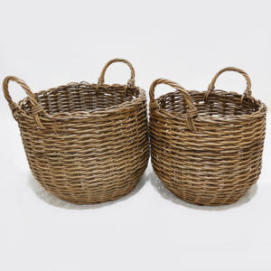 Artex Dong Thap Collapsible Plastic Storage <b>Basket</b> with <b>Lid</b> and Handle for <b>Laundry</b> Clothes and Home Organization - Product Image 4