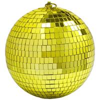 Boule disco de Noël en verre argenté de luxe avec impression UV et miroir rotatif motorisé pour soirées disco