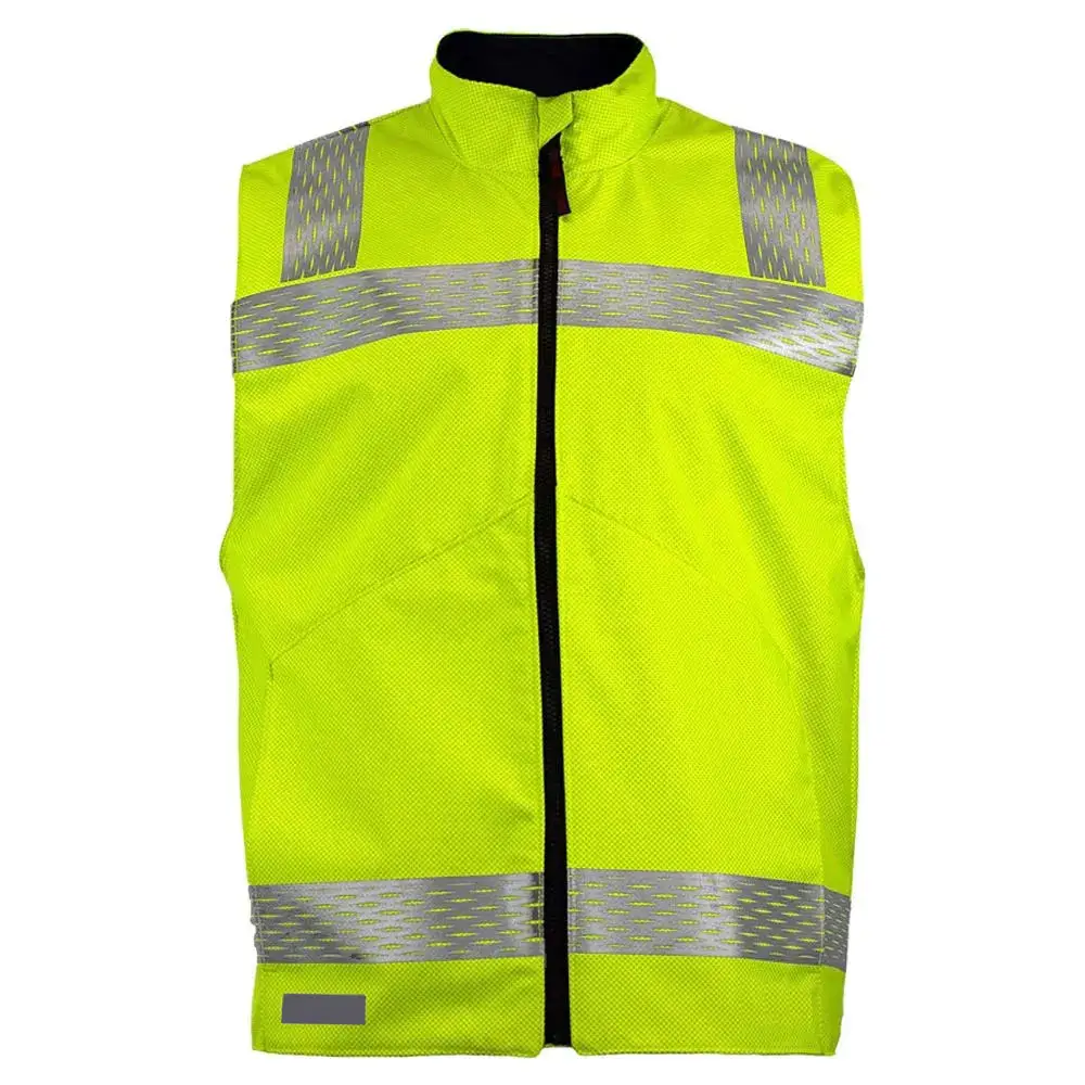 Factory Direct Sale Customized Security Safety Vest in Sleeveless Reflective Clothing High Visibility Security Vest
