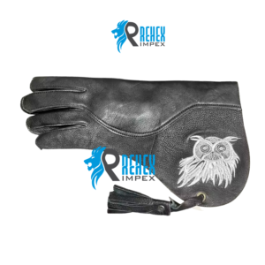 REHEX IMPEX Nuevo Diseño: Guantes de Cetrería de Cuero de Doble Capa de 35 cm para el Manejo de Aves, Disponibles en Colores Personalizados. - Product Image 6