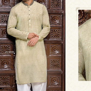 KURTA – pyjama de Collection pour hommes Shalwar Kameez avec broderie et design brodé - Product Image 1