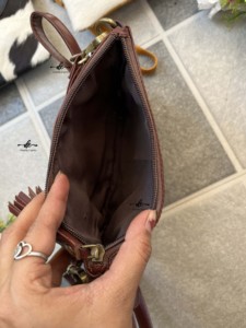 Bolsos de piel de vaca estampados occidentales, bandolera, bolso de hombro, multiusos, bolso de cuero de alta calidad, bandolera - Product Image 6