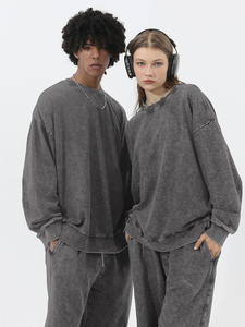 เสื้อยืดโอเวอร์ไซส์สำหรับผู้ชายเสื้อยืดวินเทจสำหรับใส่ได้ทั้งชายและ100% ผ้าฝ้ายพิมพ์โลโก้ตามสั่งสำหรับ350gsm - Product Image 2