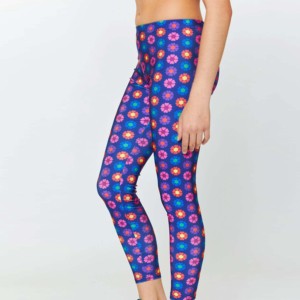 Femmes 100% coton sans couture tricot tissu taille haute respirant Scrunch Leggings été décontracté solide motif grande taille Legging - Product Image 1