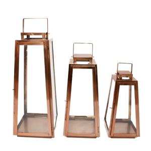 Cuivre brillant chromé métal classique fait à la main taille personnalisée trois forme carrée Offre Spéciale bougeoirs décoratifs pour la maison - Product Image 6