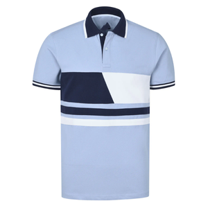 Polo d'été personnalisé pour hommes quart de bouton coton doux Sublimation Golf Tee col rabattu tenue décontracté - Product Image 1