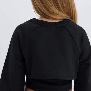 เสื้อสเวตเตอร์คอลูกเรือผ้าฝ้ายนุ่ม/ผ้าโพลีเอสเตอร์ระบายอากาศได้ดีเลือกขนาดและสีได้ตามต้องการ - Product Image 6