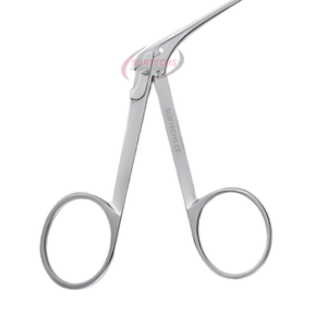 HOUSE BELLUCCI Tijeras Manuales Rectas para Oídos, Modelo Fino, Hoja de 4.5mm, Juego de 2 Tijeras de Precisión de Acero Inoxidable, Certificación CE - Product Image 4