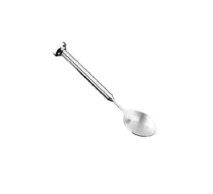 Fournisseur direct d'usine Cuillère de bar à cocktails torsadée en acier inoxydable avec logo OEM - Product Image 1