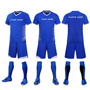 Nouveaux maillots de football pour garçons, ensembles de football, uniformes, tenues d'entraînement de football, maillots respirants en polyester à manches courtes - Product Image 4