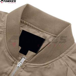 Chaquetas de bombardero de calidad única Chaquetas impermeables con cremallera Ropa informal para hombres Chaquetas de bombardero de diseño de alta calidad para hombres - Product Image 3