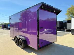 Meilleure offre d'usine 2025 : Remorque fermée robuste pour entrepreneurs, 8.5x16, 10k, charge utile maximale 200kg, prête à l'exportation - Product Image 4