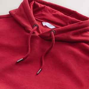 Pull à capuche unisexe en molleton 100% coton écologique, uni, vierge, 400 grammes, surdimensionné, pour l'automne et l'hiver, vente en gros - Product Image 3