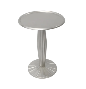 Table d'appoint ronde en aluminium durable de fabricant fiable, parfaite pour les intérieurs de maison de jardin extérieur et les décorations de patio modernes - Product Image 4