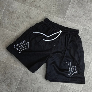 Pantalones cortos deportivos para hombre con cintura elástica Sim Fit, nueva moda para hombre, pantalones cortos de malla, baratos, venta al por mayor, pantalones cortos deportivos informales para hombre, ropa de playa - Product Image 6