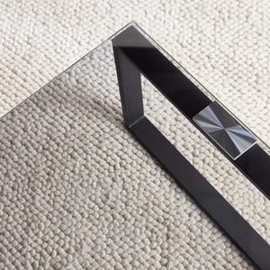 大客厅桌子套装嵌套餐饮大展示客人提供桌子透明玻璃展示现代桌子制造-印度 - Product Image 6