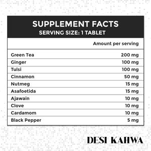 Supplément de soins de santé de marque privée fournisseur de haute qualité Desi Kahwa comprimés effervescents pour achat en gros au prix de gros - Product Image 3