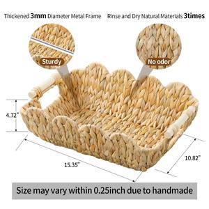 Panier de rangement en jacinthe d'eau, panier de rangement fait à la main, vente en gros, écologique, fabriqué au Vietnam - Product Image 2