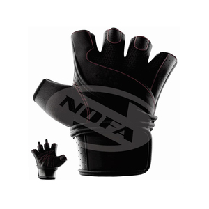 Gants de fitness antidérapants personnalisés pour entraînement croisé Gants d'haltérophilie rembourrés en gel avec support de poignet extérieur pour le cyclisme - Product Image 1