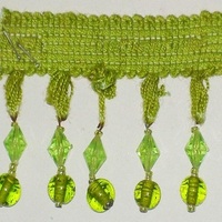 Vente en gros 9cm cristal perlé frange gland pour la décoration de robe