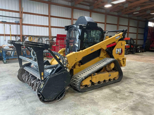 รถตักล้อยาง CAT 289D3 พร้อมอุปกรณ์ตัดหญ้า ดีเซล แบบตีนตะขาบ อุปกรณ์ก่อสร้างขนาดกะทัดรัด กำลังขุดสูง - Product Image 4