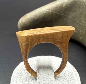 Anillo de Madera Maciza Personalizado al por Mayor para Hombre y Mujer, Último Modelo de Anillo Circular con Diseño de Ángel - Product Image 4