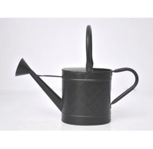 Arrosoir en métal d'inspiration design avec bec incurvé et finition noire lisse adapté aux intérieurs de maison élégants - Product Image 2