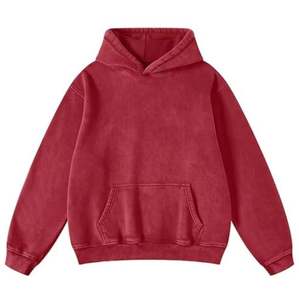 Sudadera con capucha de gran tamaño Unisex de alta calidad, lavado ácido, diseño desteñido al sol, logotipo personalizado bordado, sudaderas con capucha térmicas para - Product Image 6