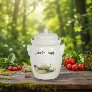 Gurkentopf 3.5 L with Wooden Handle and Recipe Food Storage & Container - Product Image 3