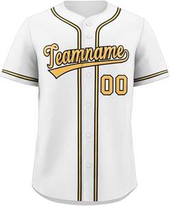 Camiseta de béisbol de poliéster de la mejor calidad, camisetas deportivas Hipster, logotipo personalizado y nombre y número de equipo impreso para hombres y mujeres - Product Image 1