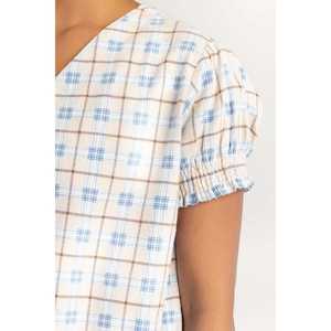 เสื้อเชิ้ตผ้าป๊อปลินสีครีมลำลอง 224-217-030 ดีไซน์เรียบง่ายทันสมัย - Product Image 5