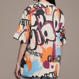 T-shirts pour femmes à sublimation, nouveau design, 100% coton, écologiques, respirants, pour usage extérieur, vêtements décontractés, vente chaude - Product Image 3