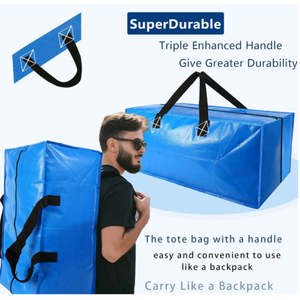 Sacs à provisions extra larges robustes fourre-tout de rangement poignées solides et sangles de sac à dos fabriqués au Vietnam OEM - Product Image 2