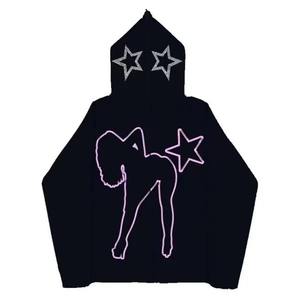 Sweat à capuche vierge de la meilleure qualité pour hommes, fermeture éclair complète avec impression personnalisée, vêtements de rue à prix raisonnable pour l'hiver - Product Image 3